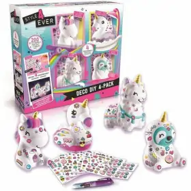 Craft Game Canal Toys DIY Deco x4 Set med klistermärken